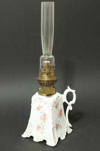 Alte porzellan petroleumlampe - alte,