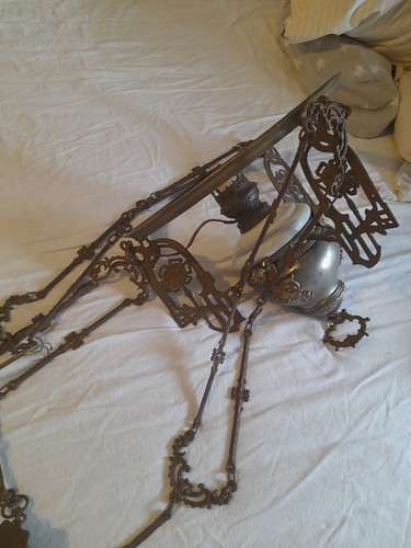 Antike petroleumlampe mit - antike,