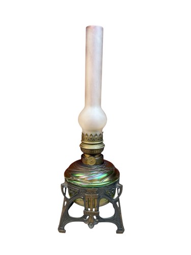 Antike petroleumlampe lötz - petroleumlampe,