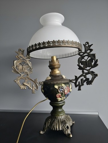 Majolika tischlampe - majolika,