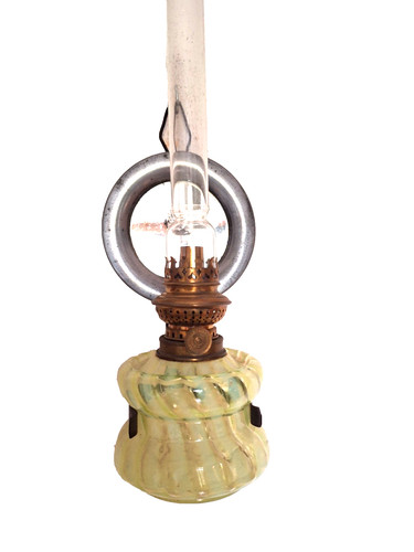 Alte petroleum wand lampe - petroleum,