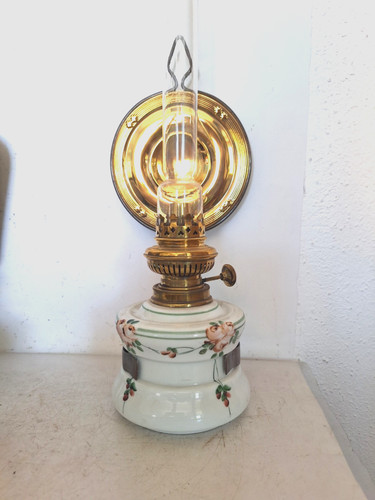 Alte petroleum wand - petroleum, lampe