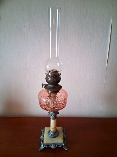 Petroleumlampe öllampe rosa - petroleumlampe,