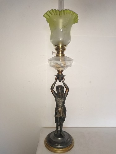 Alte petroleum figurenlampe - ,